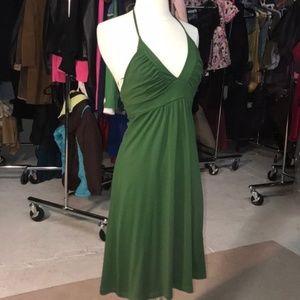 Susana Monaco Green Halter Dress